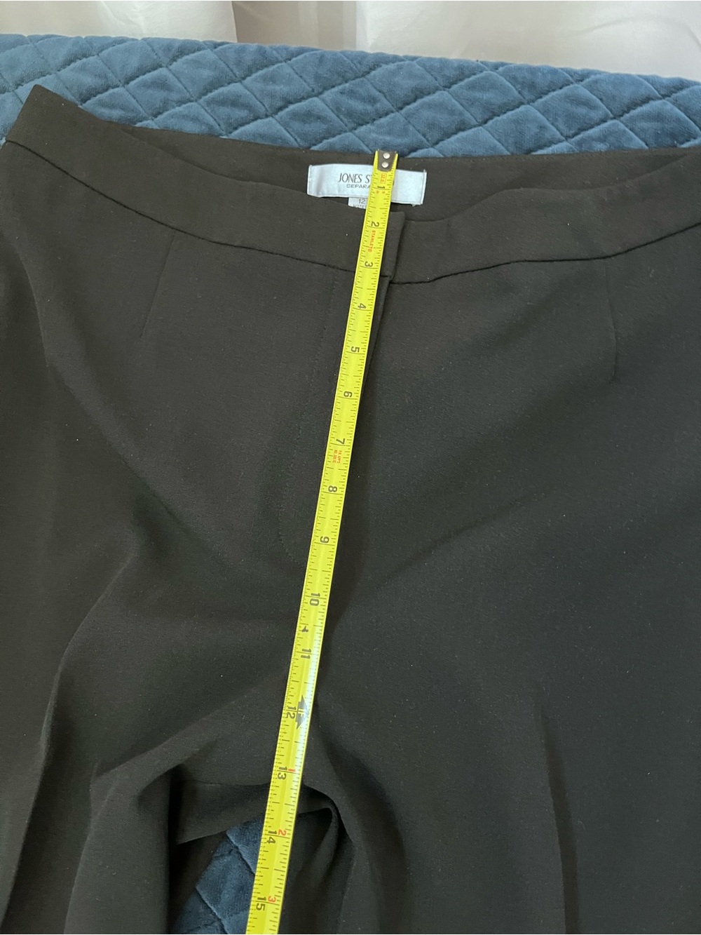 Jones Studio Black Straight-Leg Trousers - Women’s Dress Pants - Trousers Sz 12 - Picture 6 of 9